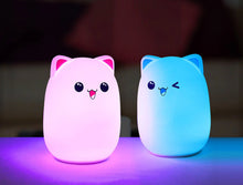 Laden Sie das Bild in den Galerie-Viewer, Cute LED Kitty Night Light-Furbaby Friends Gifts
