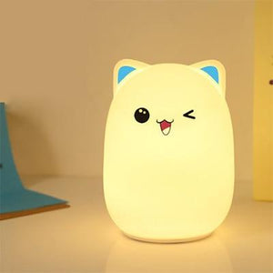 Cute LED Kitty Night Light-Furbaby Friends Gifts
