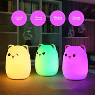 Cute LED Kitty Night Light-Furbaby Friends Gifts