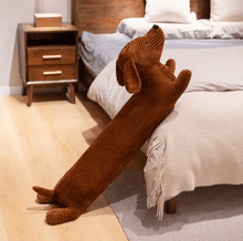Laden Sie das Bild in den Galerie-Viewer, Dachshund Shaped Draft Excluder/ Cuddly Cushion-Furbaby Friends Gifts
