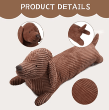 Laden Sie das Bild in den Galerie-Viewer, Dachshund Shaped Draft Excluder/ Cuddly Cushion-Furbaby Friends Gifts