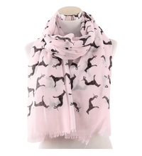 Carica l'immagine nel visualizzatore di Gallery, Doberman Chiffon Scarf-Furbaby Friends Gifts