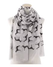 Carica l'immagine nel visualizzatore di Gallery, Doberman Chiffon Scarf-Furbaby Friends Gifts