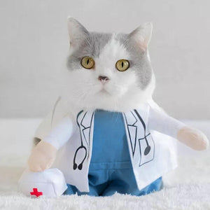 Doctor & Nurse Pet Outfits-Furbaby Friends Gifts