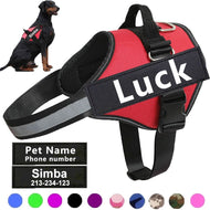 Dog Harness - No Pull, Customisable, Reflective, Breathable, & Adjustable!-Furbaby Friends Gifts