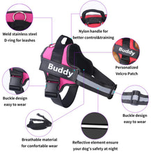 Afbeelding in Gallery-weergave laden, Dog Harness - No Pull, Customisable, Reflective, Breathable, &amp; Adjustable!-Furbaby Friends Gifts