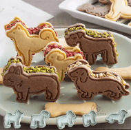 Dog Shaped Cookie Cutters (5 pcs set)-Furbaby Friends Gifts
