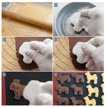 Laden Sie das Bild in den Galerie-Viewer, Dog Shaped Cookie Cutters (5 pcs set)-Furbaby Friends Gifts
