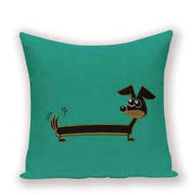 Cargar imagen en el visor de la galería, Doxie Dachshund Cushion Covers!-Furbaby Friends Gifts
