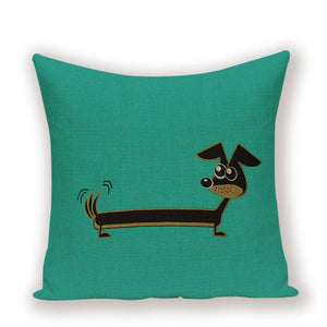 Doxie Dachshund Cushion Covers!-Furbaby Friends Gifts