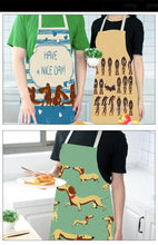 Load image into Gallery viewer, Doxie Dachshund Kitchen Apron-Furbaby Friends Gifts