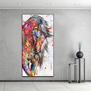 'Dream Horse' Canvas Oil Print-Furbaby Friends Gifts