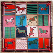 Load image into Gallery viewer, Equestrian Print Silky Scarves-Furbaby Friends Gifts
