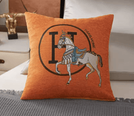 Equestrian Print Super-Soft Cushion Covers-Furbaby Friends Gifts