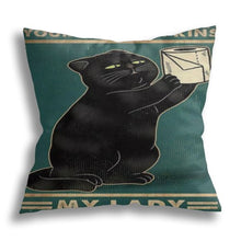 Laden Sie das Bild in den Galerie-Viewer, Fabulous Cat-Themed Cushion Covers-Furbaby Friends Gifts