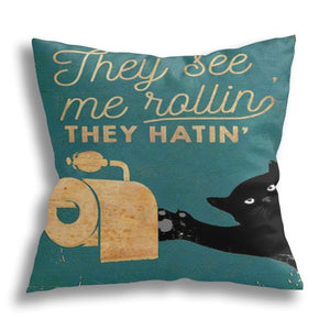 Fabulous Cat-Themed Cushion Covers-Furbaby Friends Gifts