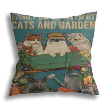 Carica l&#39;immagine nel visualizzatore di Gallery, Fabulous Cat-Themed Cushion Covers-Furbaby Friends Gifts