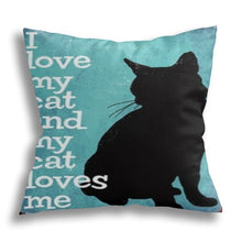 Afbeelding in Gallery-weergave laden, Fabulous Cat-Themed Cushion Covers-Furbaby Friends Gifts