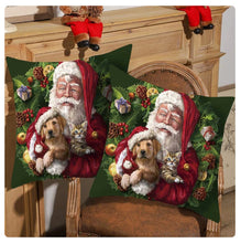 Charger l&#39;image dans la galerie, Festive Puppies Wreath Mats &amp; Cushions-Furbaby Friends Gifts