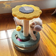 Carregar imagem no visualizador da galeria, Flowering Cat Tree Tower/ Scratching Post-Furbaby Friends Gifts