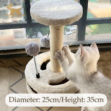 Charger l&#39;image dans la galerie, Flowering Cat Tree Tower/ Scratching Post-Furbaby Friends Gifts