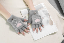 Charger l&#39;image dans la galerie, Fluffy Paw Print Mittens-Furbaby Friends Gifts