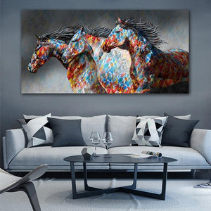 'Freedom' Abstract Canvas Oil Print-Furbaby Friends Gifts