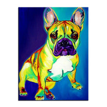 Load image into Gallery viewer, French Bulldog Canvas Oil Print-Furbaby Friends Gifts