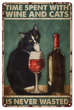 Cargar imagen en el visor de la galería, Funny Cat Plaques: Kitchen Collection-Furbaby Friends Gifts