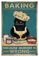 Charger l&#39;image dans la galerie, Funny Cat Plaques: Kitchen Collection-Furbaby Friends Gifts