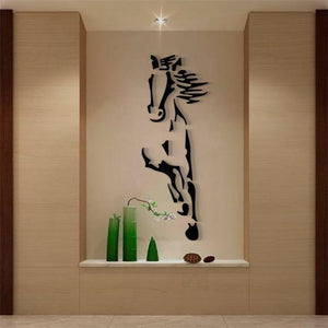 Galloping Horse Wall Mirror-Furbaby Friends Gifts