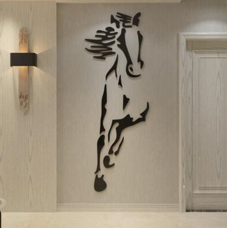 Galloping Horse Wall Mirror-Furbaby Friends Gifts