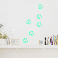 Charger l&#39;image dans la galerie, Glow-in-the-Dark Paw Stickers-Furbaby Friends Gifts