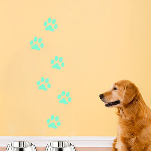 Glow-in-the-Dark Paw Stickers-Furbaby Friends Gifts