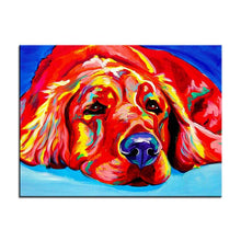 Load image into Gallery viewer, Golden Retriever Canvas Oil Print-Furbaby Friends Gifts