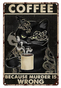 Halloween Cat Plaques-Furbaby Friends Gifts