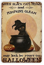 Carica l&#39;immagine nel visualizzatore di Gallery, Halloween Cat Plaques-Furbaby Friends Gifts
