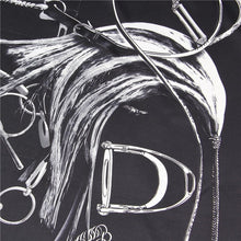 Carregar imagem no visualizador da galeria, Hand Rolled Twill Silk Equestrian Scarf-Furbaby Friends Gifts