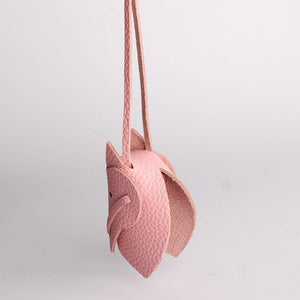 Handmade Leather Horse Head Bag Tassels/ Keychain-Furbaby Friends Gifts