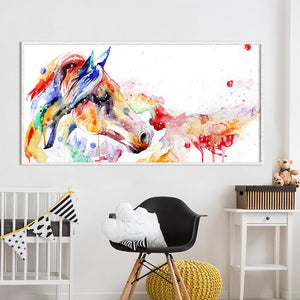 'Horse Dreams' Canvas Oil Print-Furbaby Friends Gifts