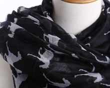 Charger l&#39;image dans la galerie, Horse Print Chiffon Scarf-Furbaby Friends Gifts