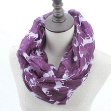 Load image into Gallery viewer, Horse Print Loop Scarf-Furbaby Friends Gifts