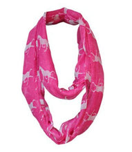 Load image into Gallery viewer, Horse Print Loop Scarf-Furbaby Friends Gifts