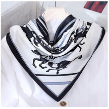 Charger l&#39;image dans la galerie, Horse Print Silk Scarf-Furbaby Friends Gifts