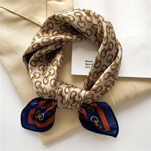 Cargar imagen en el visor de la galería, Horse Print Silk Scarves-Furbaby Friends Gifts