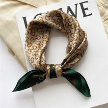 Cargar imagen en el visor de la galería, Horse Print Silk Scarves-Furbaby Friends Gifts