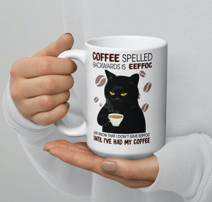 'I Don't Give An EEFFOC' Ceramic Mug-Furbaby Friends Gifts