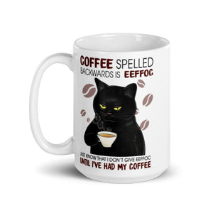 'I Don't Give An EEFFOC' Ceramic Mug-Furbaby Friends Gifts