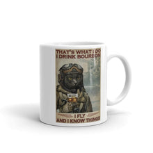 Cargar imagen en el visor de la galería, &#39;I Drink Bourbon&#39;... Ceramic Mug-Furbaby Friends Gifts