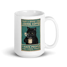 Cargar imagen en el visor de la galería, &#39;I Hate People&#39; (Coffee Version) Ceramic Mug-Furbaby Friends Gifts